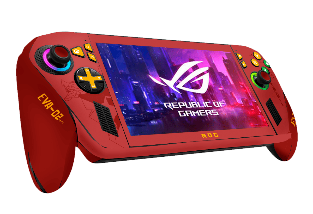 Evangelion Eva 02 Asus ROG Xbox Ally Skin Xonebrand