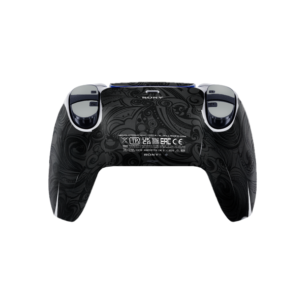 Flower Black Skin Playstation 5 DualSense Full Xonebrand