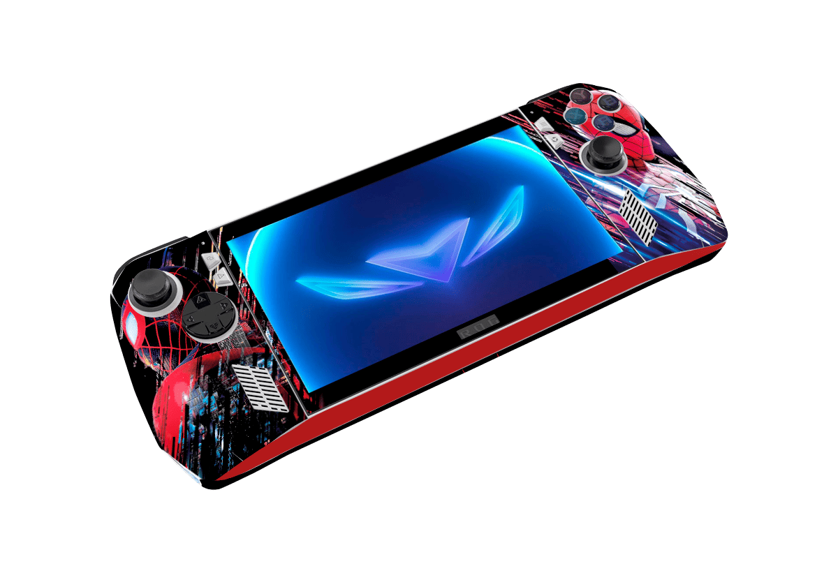 Spideraman Asus Rog Ally Handheld Gaming Computer Skin