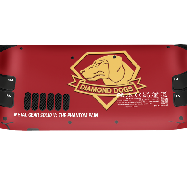 Metal Gear Solid Dinamond Dogs Steam Deck Skin Xonebrand
