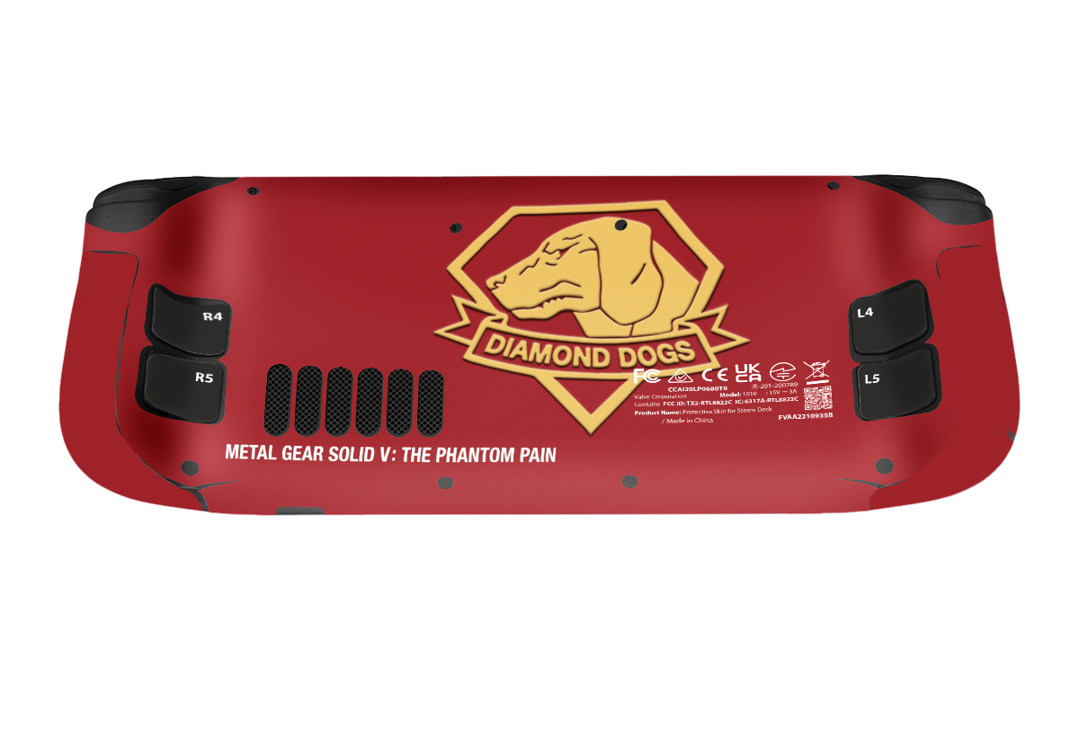 Metal Gear Solid Dinamond Dogs Steam Deck Skin Xonebrand