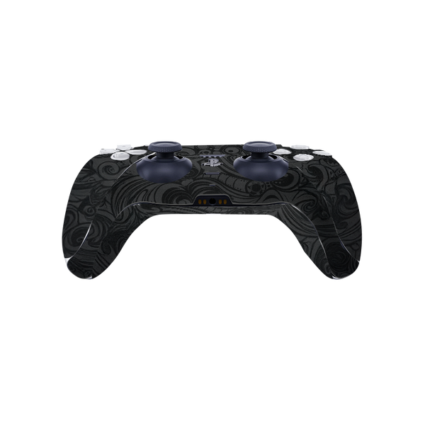 Flower Black Skin Playstation 5 DualSense Full Xonebrand