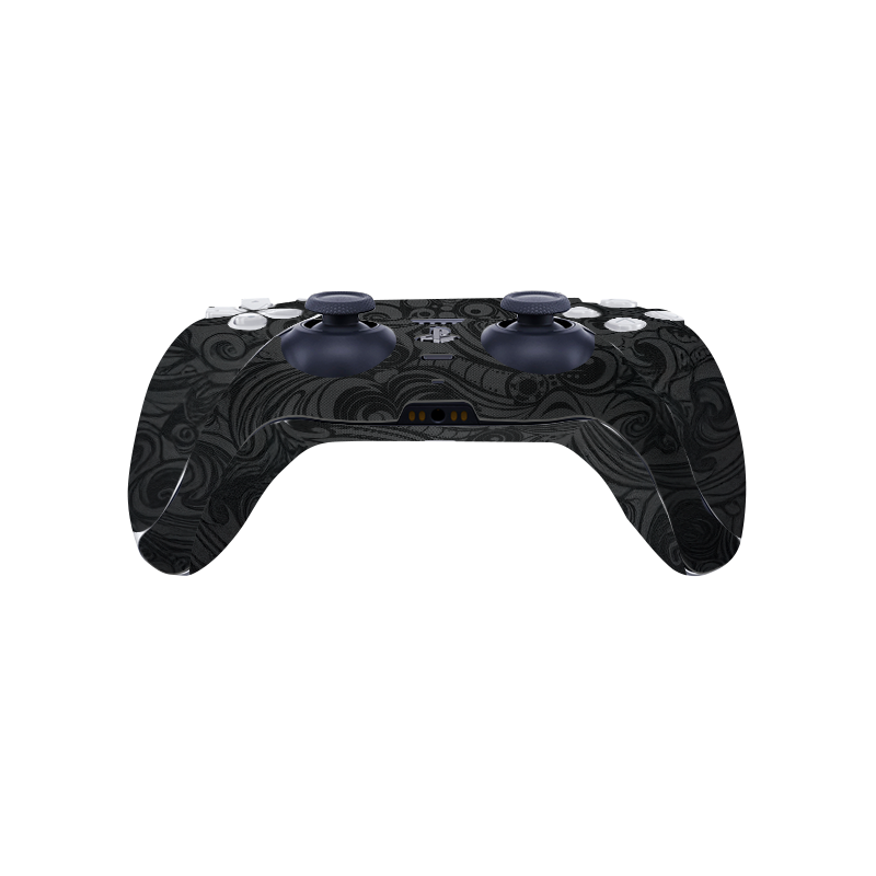 Flower Black Skin Playstation 5 DualSense Full Xonebrand