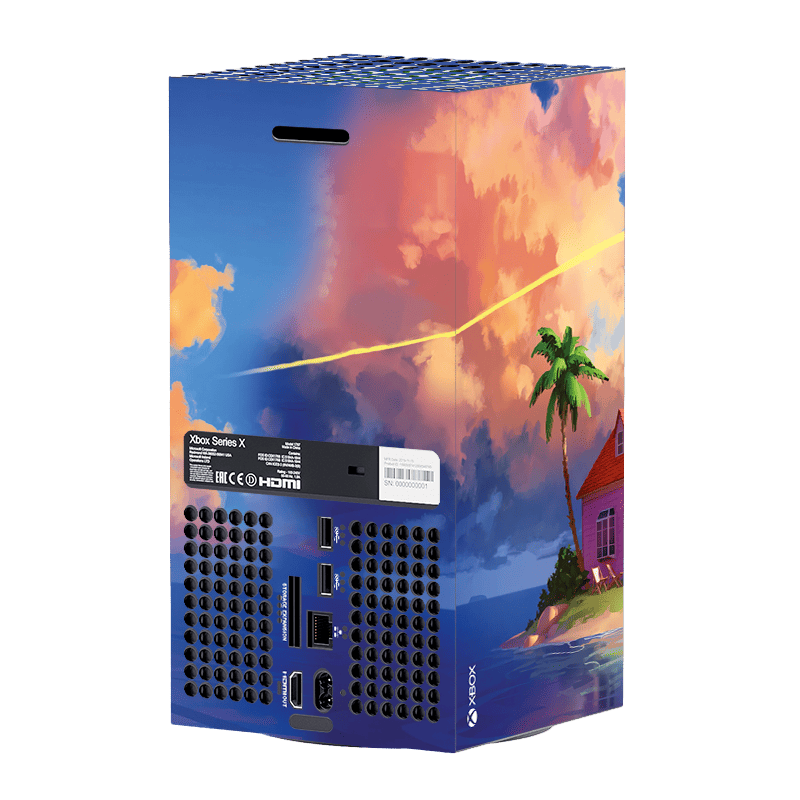 Dragon Ball Kame House Xbox Series X Skin Xonebrand