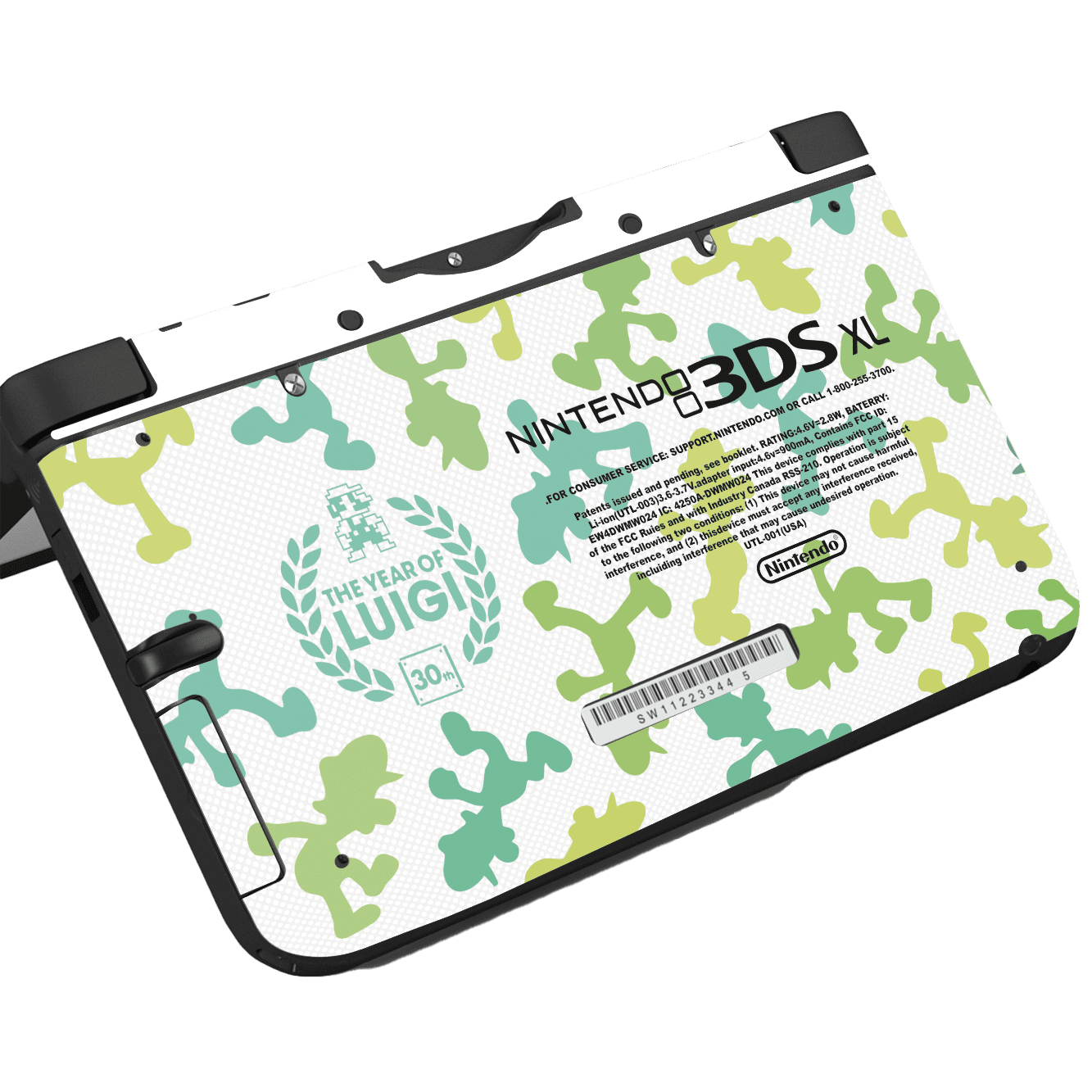 Luigi 30 Aniversario Skin Nintendo 3Ds XL (2012)
