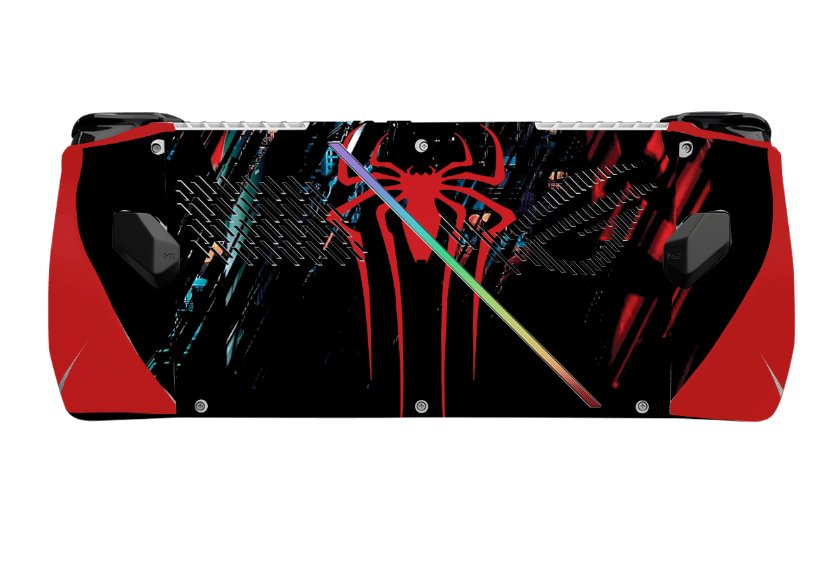 Spideraman Asus Rog Ally Handheld Gaming Computer Skin