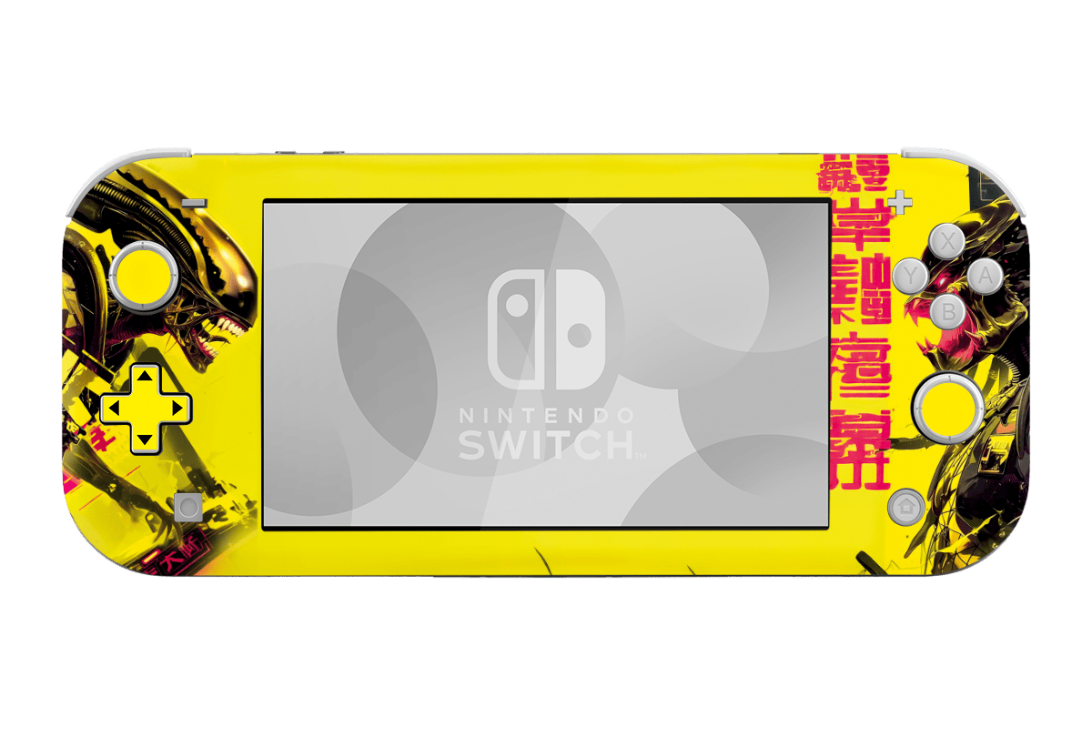 Alien vs Depredador Skin Nintendo Switch Lite Xonebrand