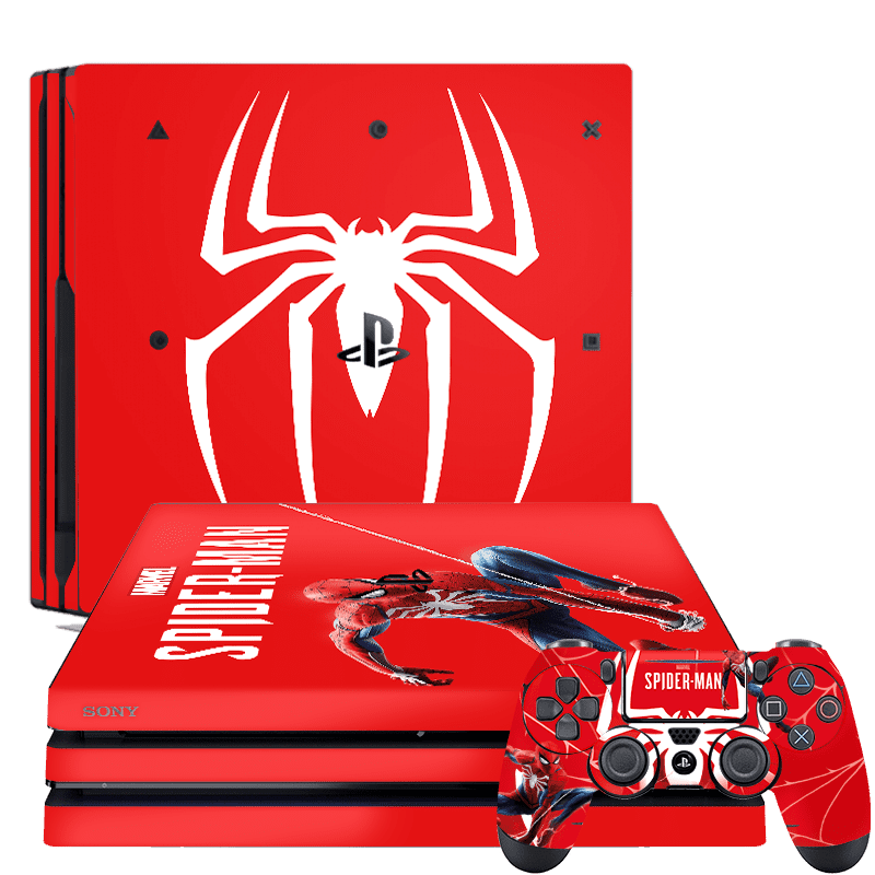 Spiderman Marvel Skin Playstation 4 Pro Xonebrand