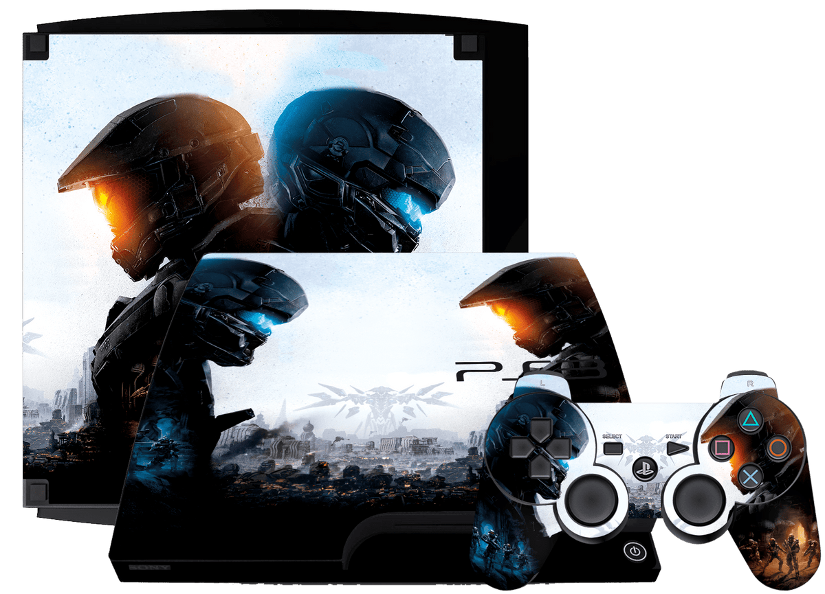 Halo Skin Playstation 3 Slim Xonebrand