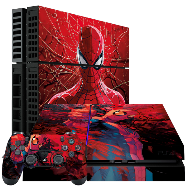 Spider-Man Skin for PlayStation 4 Fat – Vinyl Console Decal – Xonebrand ...