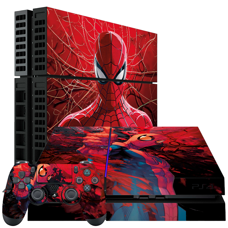 Spider-Man Skin for PlayStation 4 Fat – Vinyl Console Decal – Xonebrand ...