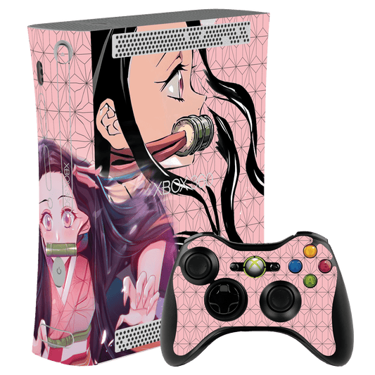 Demon Slayer Nezuko Xbox 360 Fat Bundle Skin