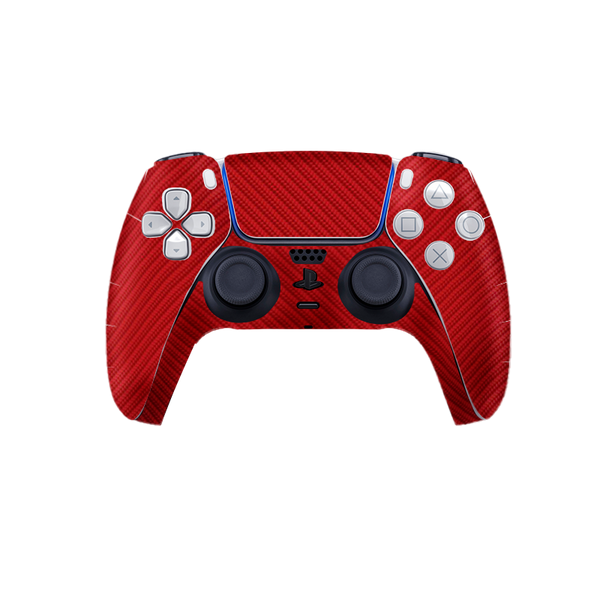 Fibra Carbono Rojo Skin Playstation 5 Pro