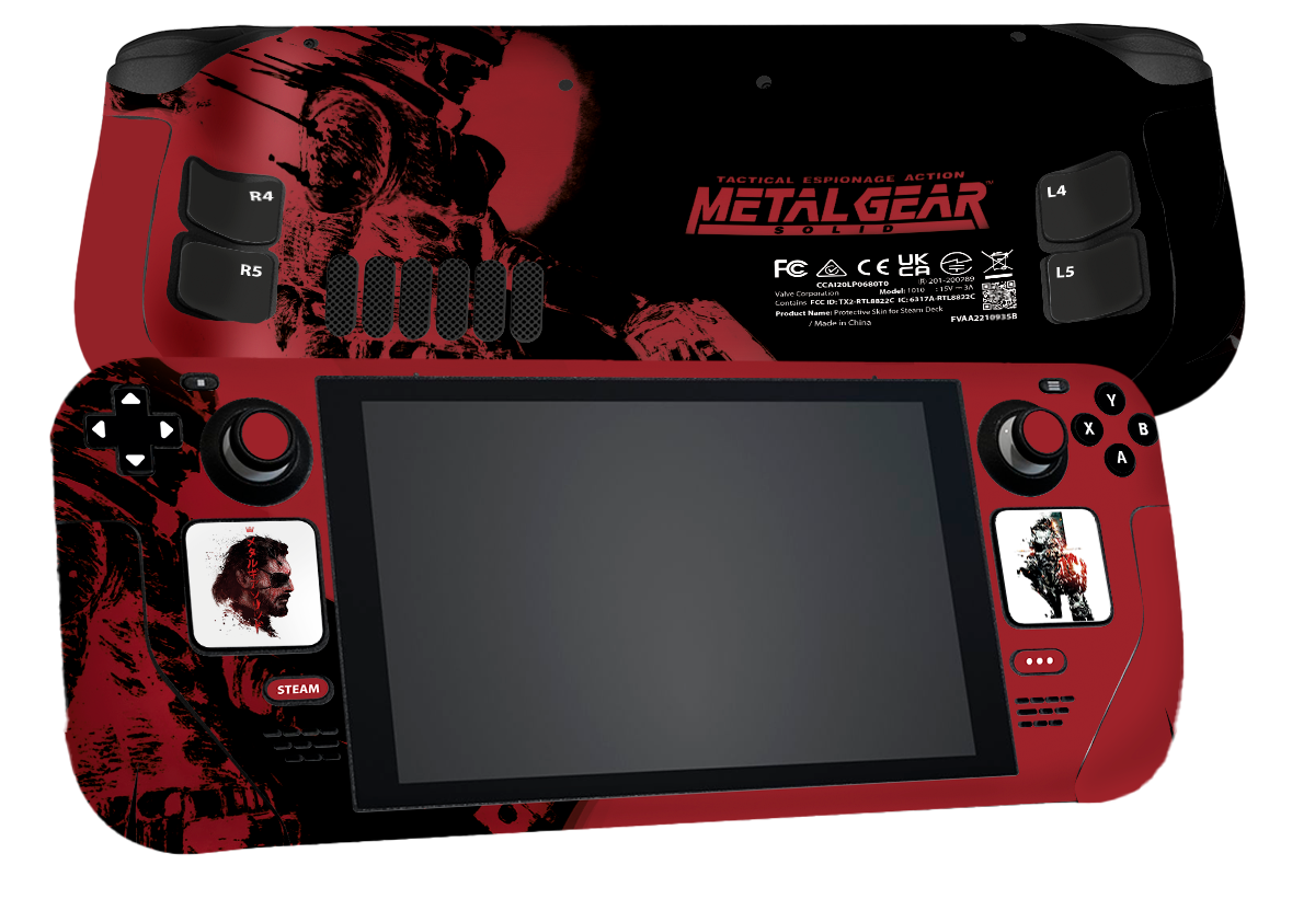 Metal Gear Solid Steam Deck Skin Xonebrand