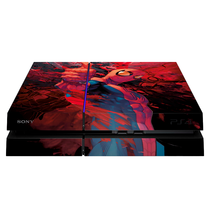 Spider-Man Skin Playstation 4 Fat Xonebrand