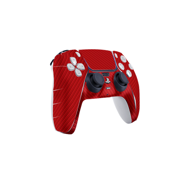 Fibra Carbono Rojo Skin Playstation 5 Pro
