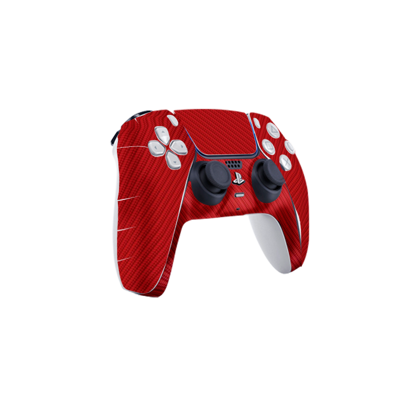 Fibra Carbono Rojo Skin Playstation 5 Pro