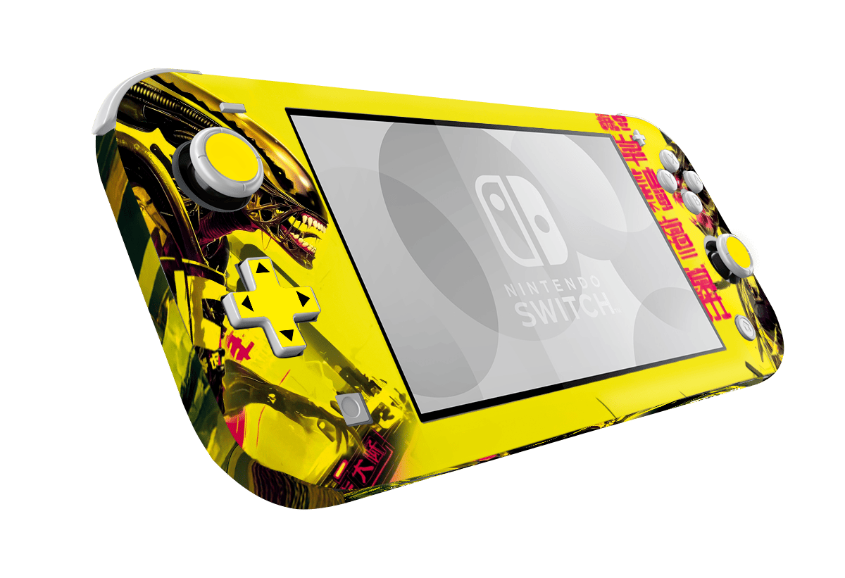 Alien vs Depredador Skin Nintendo Switch Lite Xonebrand