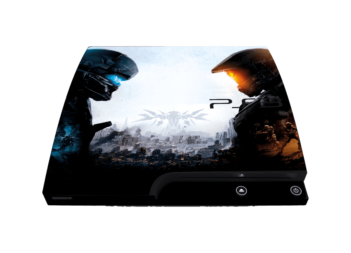 Halo Skin Playstation 3 Slim Xonebrand