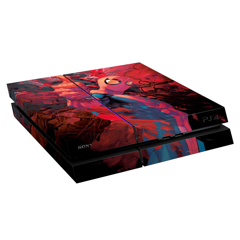 Spider-Man Skin Playstation 4 Fat Xonebrand