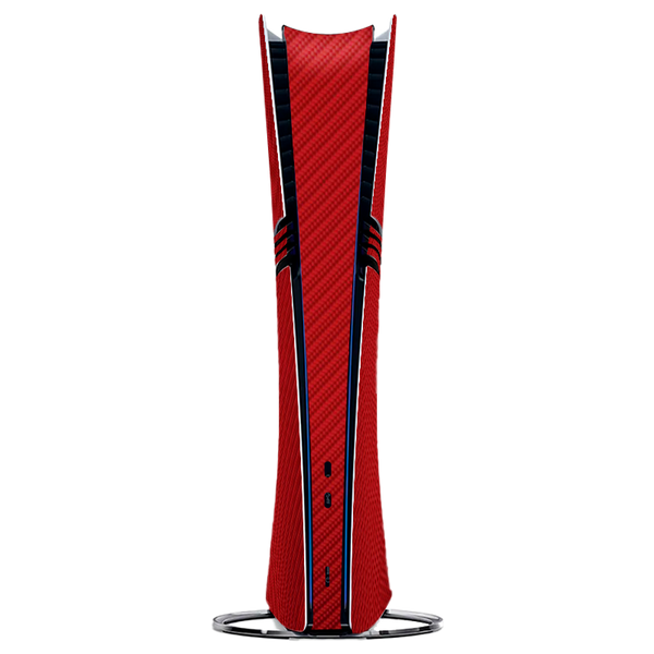 Fibra Carbono Rojo Skin Playstation 5 Pro