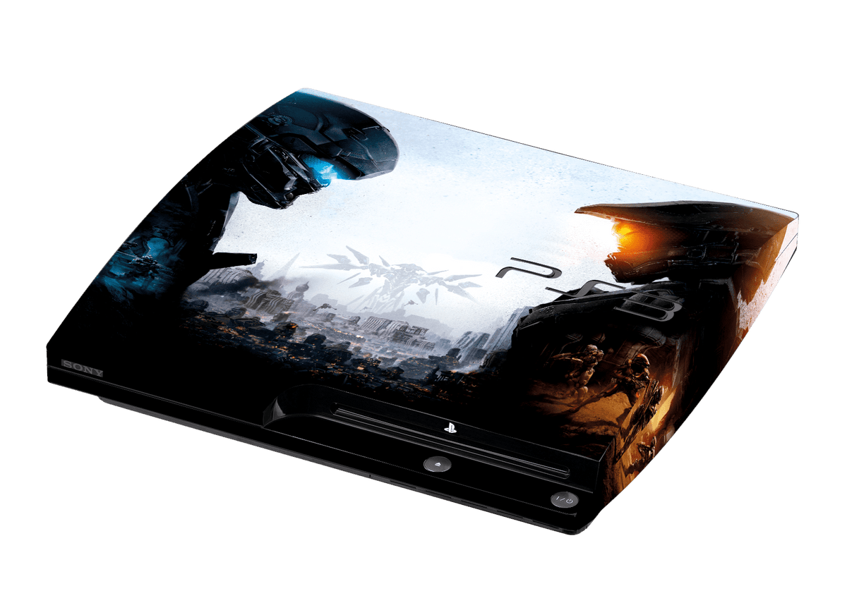 Halo Skin Playstation 3 Slim Xonebrand