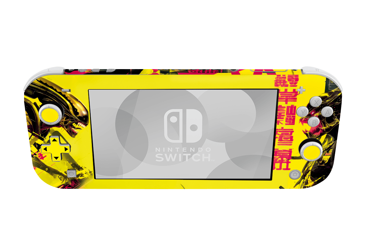 Alien vs Depredador Skin Nintendo Switch Lite Xonebrand