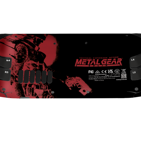 Metal Gear Solid Steam Deck Skin Xonebrand