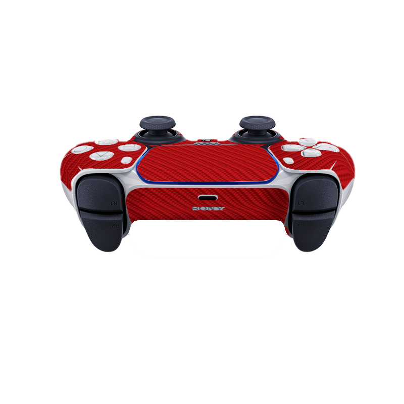 Fibra Carbono Rojo Skin Playstation 5 Pro
