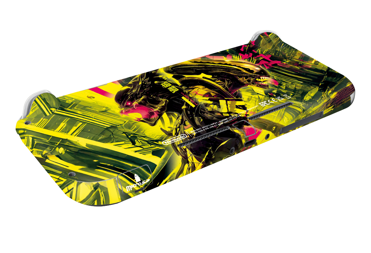 Alien vs Depredador Skin Nintendo Switch Lite Xonebrand