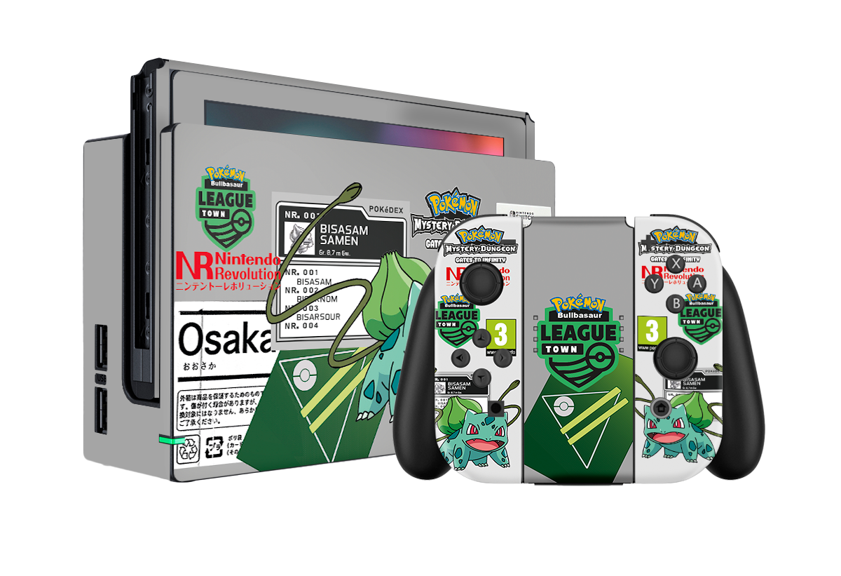 Pokemon League Mystery Dungeon Skin Nintendo Switch (2017)