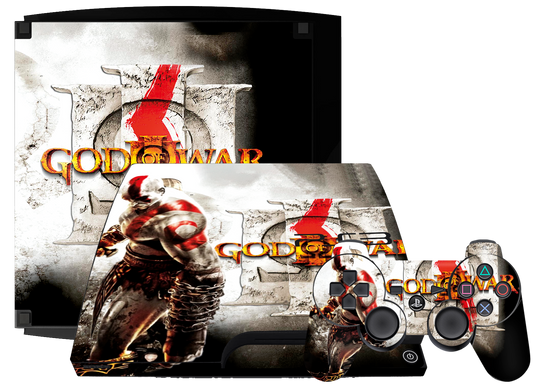 God of War III Skin Playstation 3 Slim