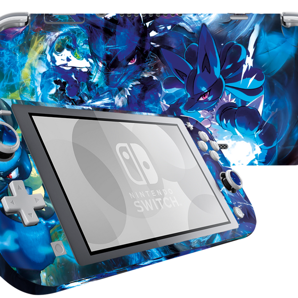 Pokemon Lucario Skin Nintendo Switch Lite