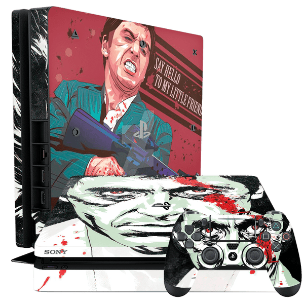 Cara Cortada Skin Playstation 4 Slim