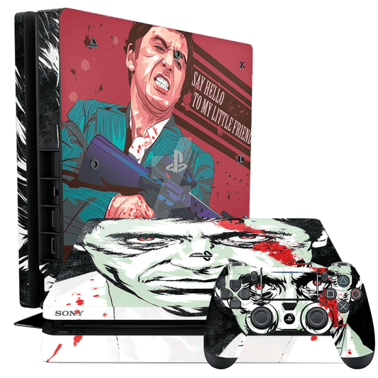 Cara Cortada Skin Playstation 4 Slim