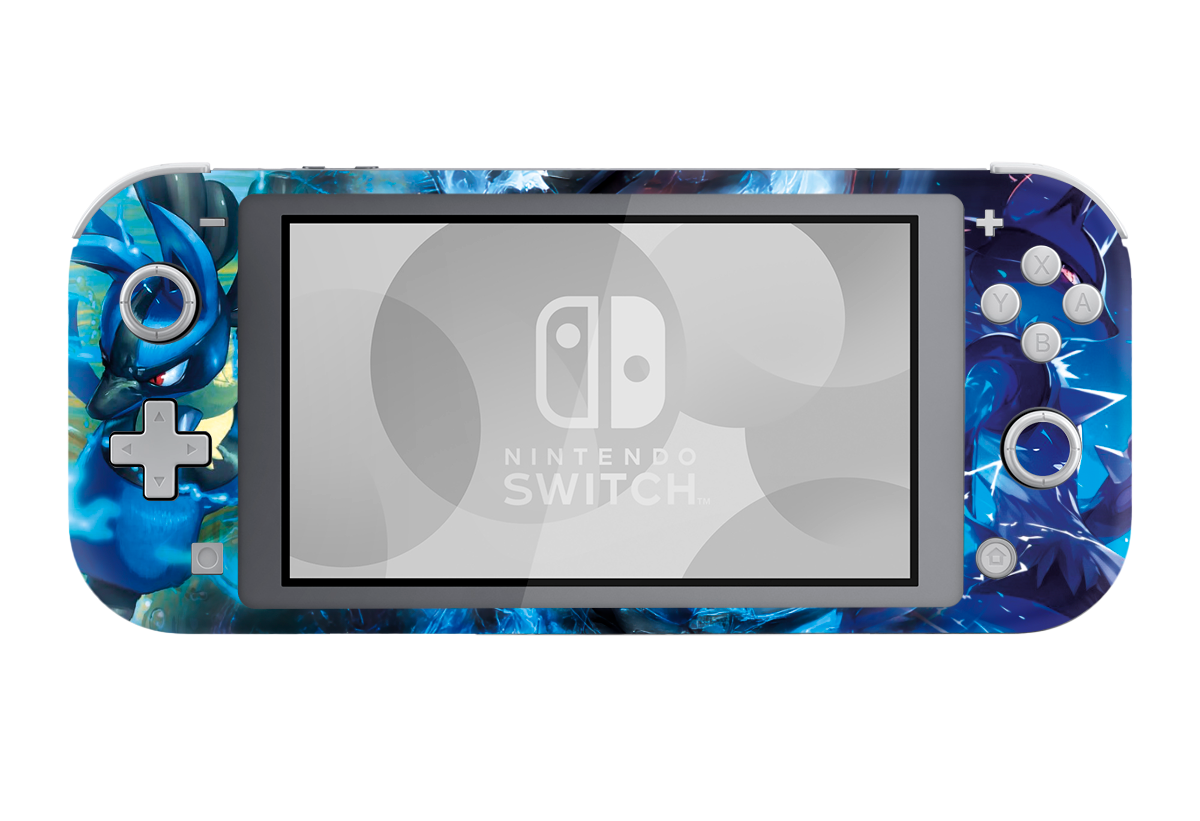 Pokemon Lucario Skin Nintendo Switch Lite