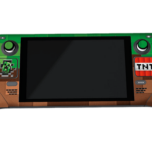 Minecraft Steam Deck Handheld Gaming Computer Skin