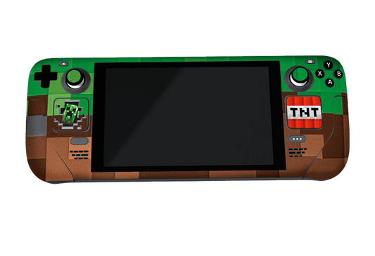 Minecraft Steam Deck Handheld Gaming Computer Skin