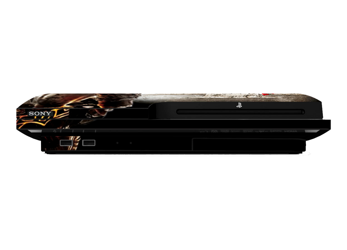God of War III Skin Playstation 3 Slim Xonebrand