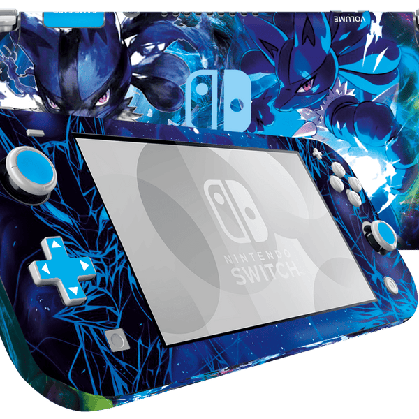 Pokemon Lucario Skin Nintendo Switch Lite Xonebrand