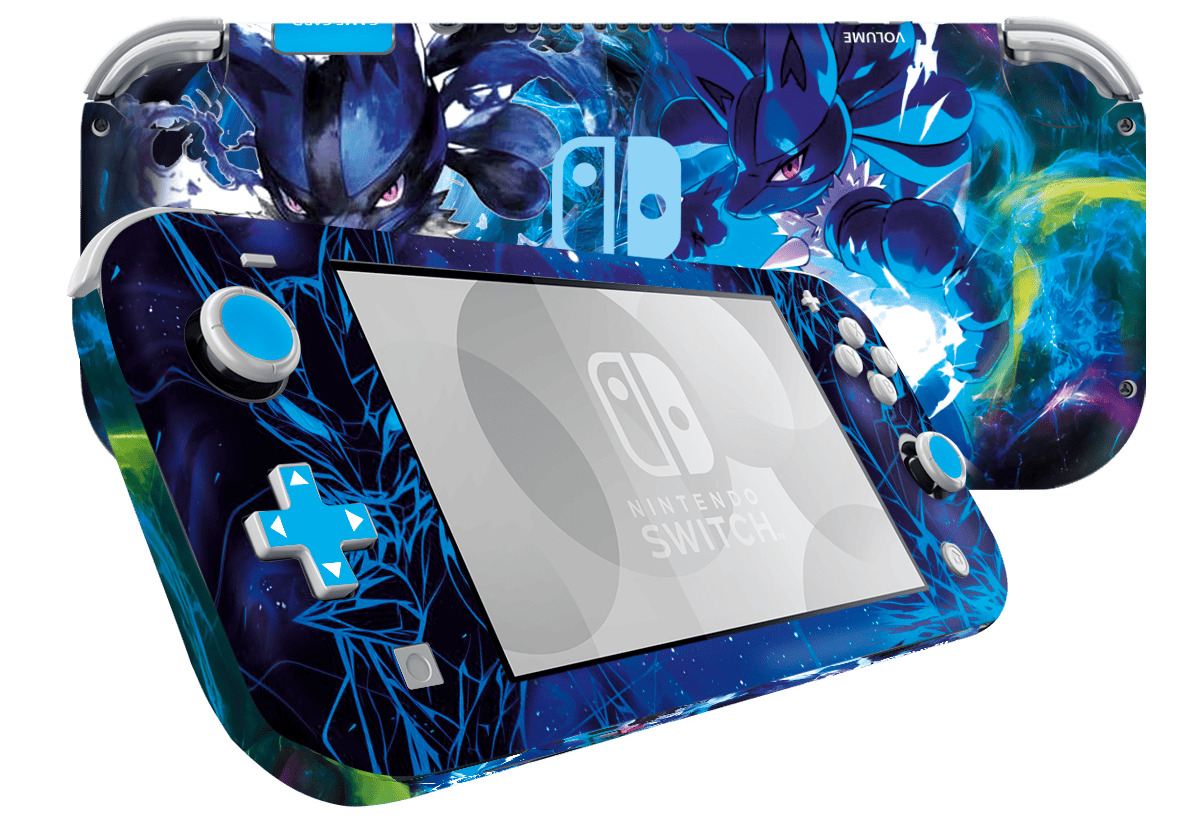Pokemon Lucario Skin Nintendo Switch Lite Xonebrand