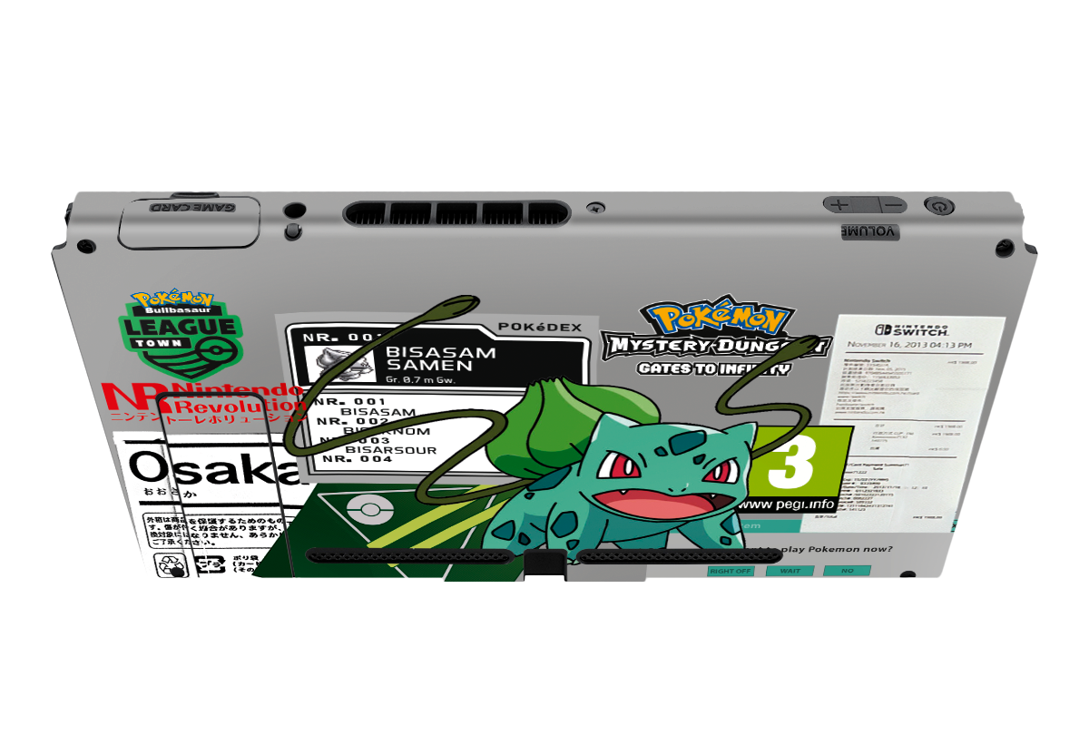 Pokemon League Mystery Dungeon Skin Nintendo Switch (2017)
