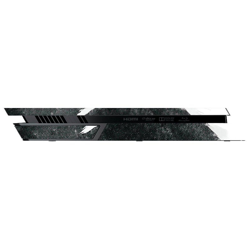 Cara Cortada Skin Playstation 4 Slim Xonebrand