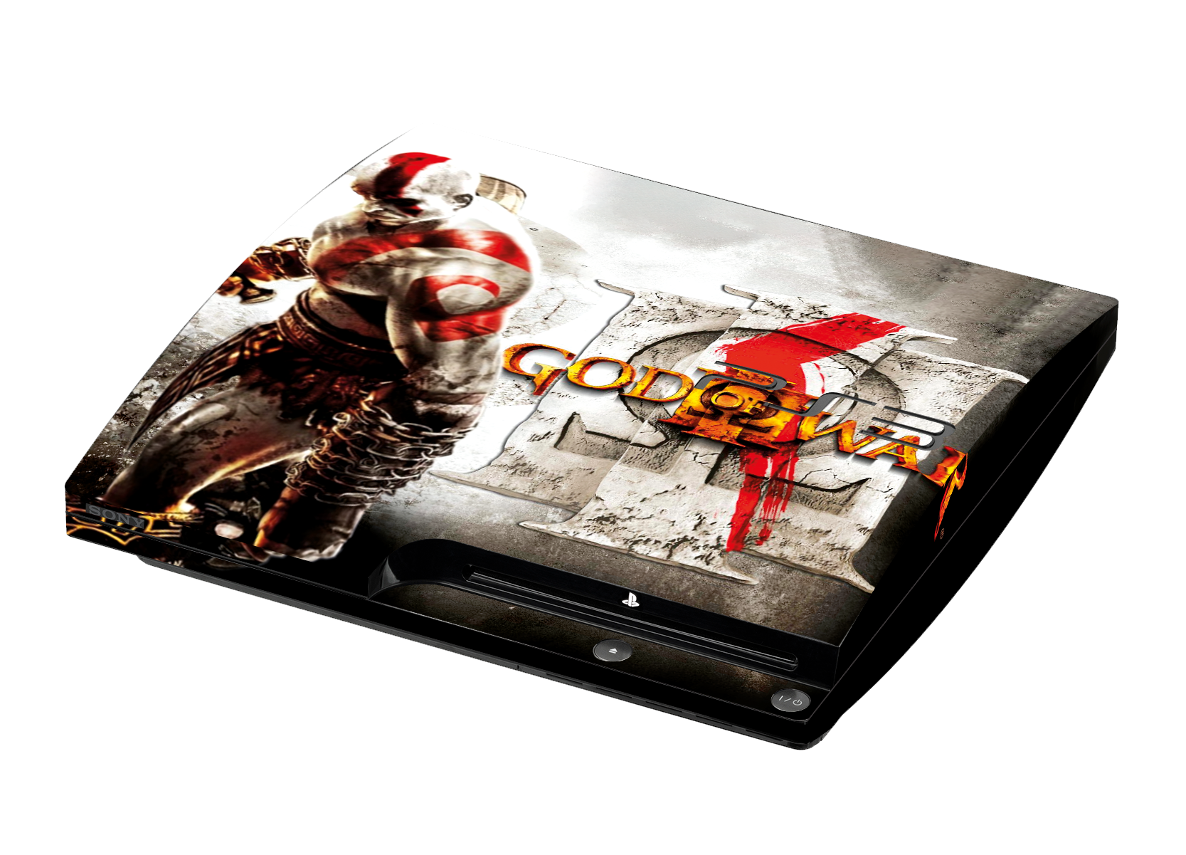 God of War III Skin Playstation 3 Slim