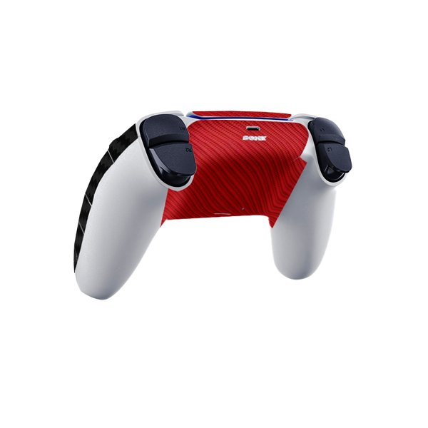 Fibra Carbono Negro & Rojo Skin Playstation 5 Pro