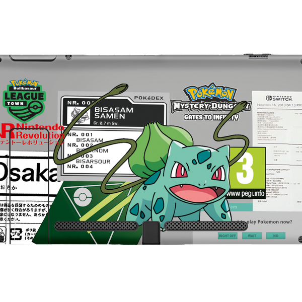 Pokemon League Mystery Dungeon Skin Nintendo Switch (2017)