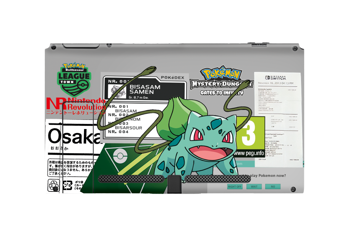 Pokemon League Mystery Dungeon Skin Nintendo Switch (2017)