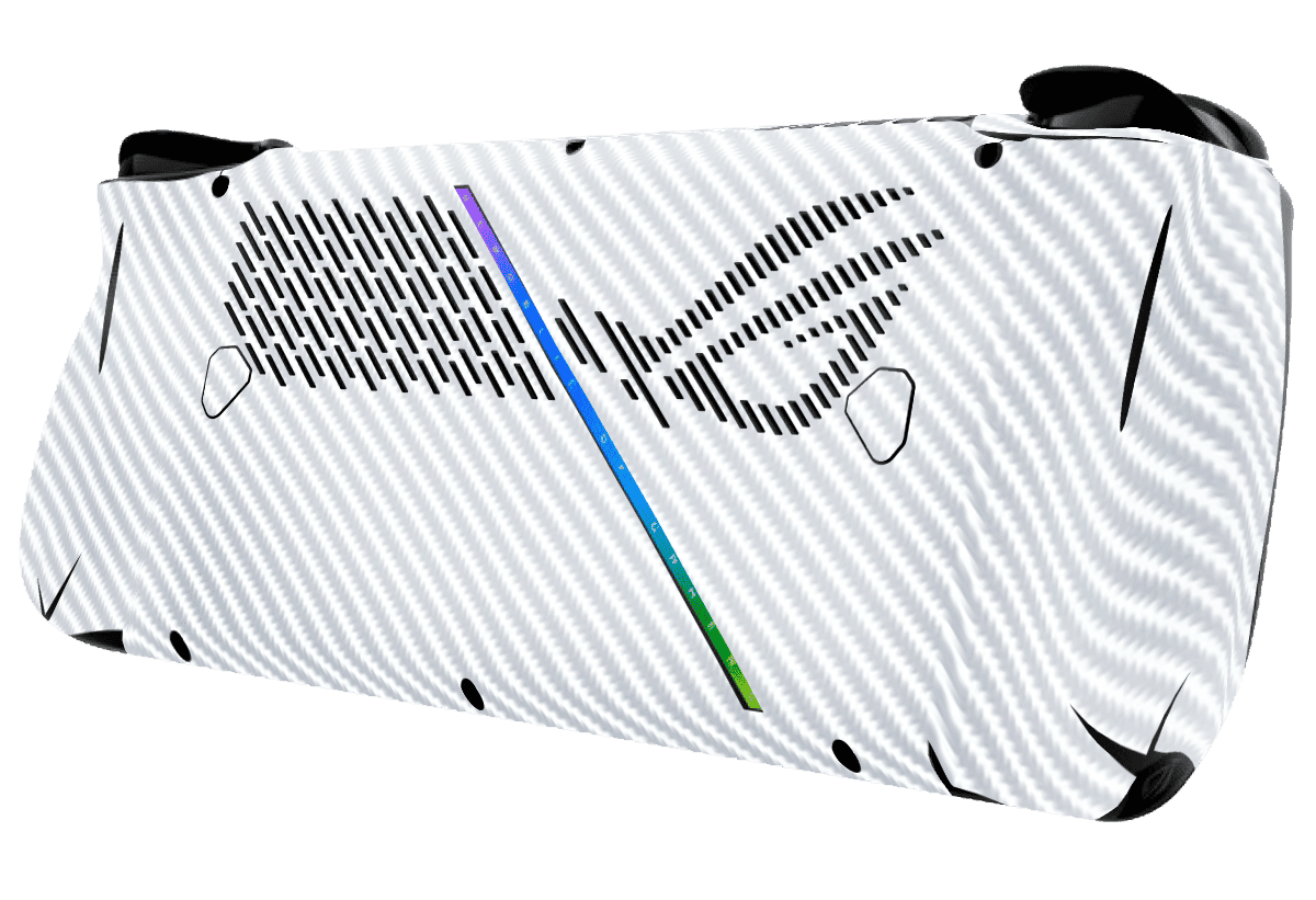 Fibra Carbono Blanco Skin Asus Rog Ally X Xonebrand