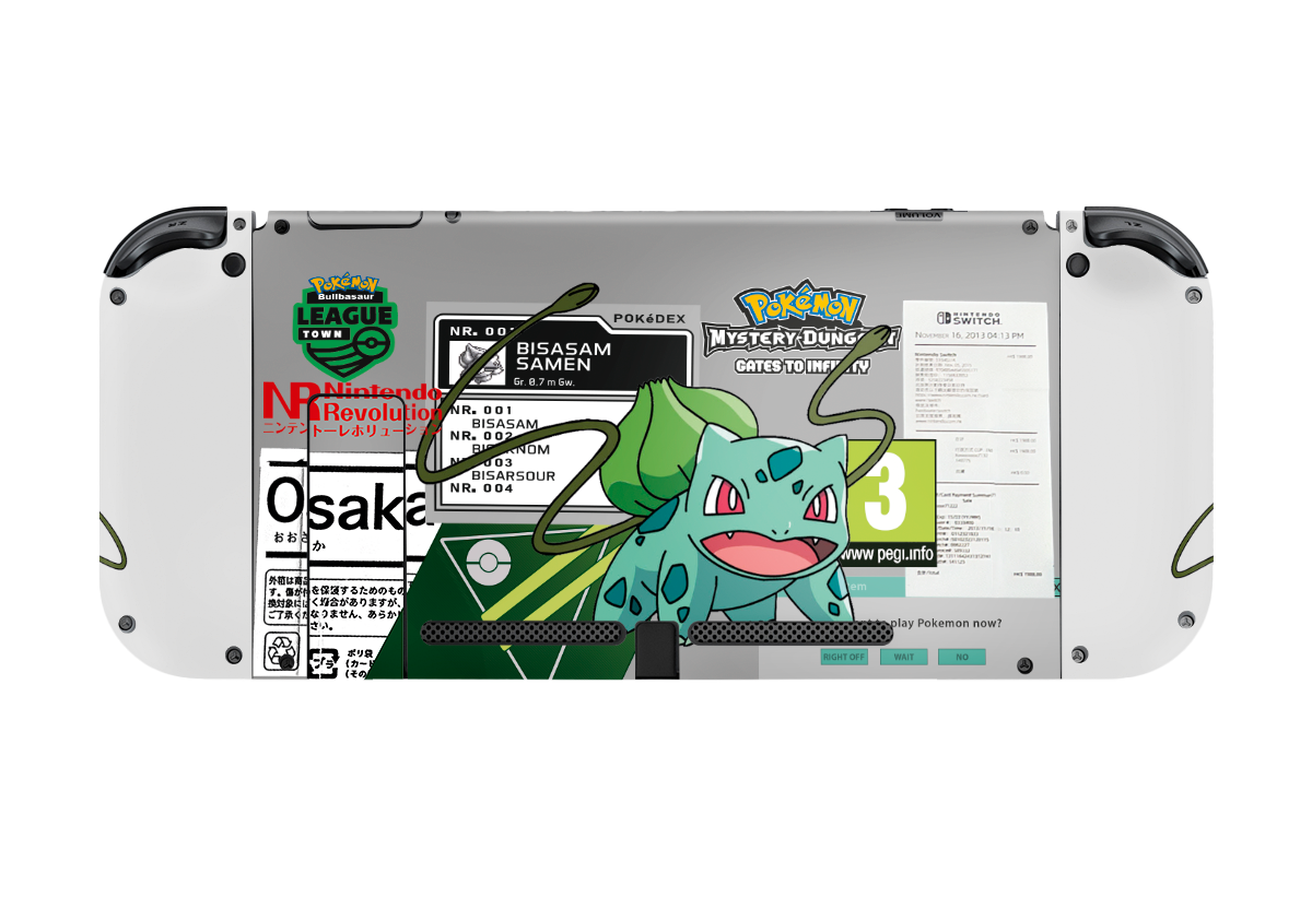 Pokemon League Mystery Dungeon Skin Nintendo Switch (2017)