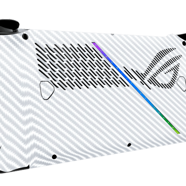 Fibra Carbono Blanco Skin Asus Rog Ally X Xonebrand